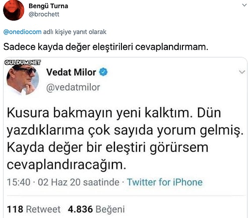 En Vedat Milor Özelliklerini Bir Gurme Titizliğinde Paylaşan Takipçilerimiz