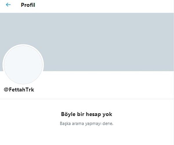 Fettah Can Türk tepkilerin ardından hesabını kapattı