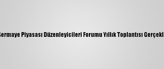 İsedak Sermaye Piyasası Düzenleyicileri Forumu Yıllık Toplantısı Gerçekleştirildi