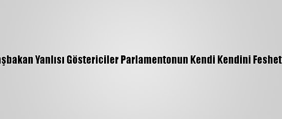 Kırgızistan'da Başbakan Yanlısı Göstericiler Parlamentonun Kendi Kendini Feshetmesini Talep Etti
