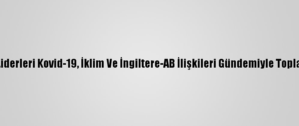 AB Liderleri Kovid-19, İklim Ve İngiltere-AB İlişkileri Gündemiyle Toplandı