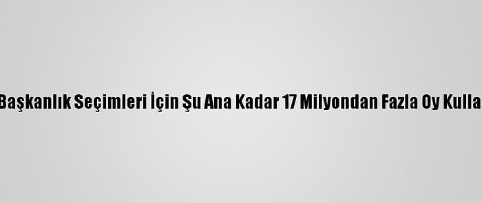 ABD Başkanlık Seçimleri İçin Şu Ana Kadar 17 Milyondan Fazla Oy Kullanıldı