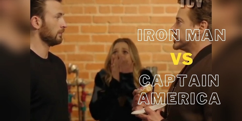 Robert Downey Jr. ve Chris Evans Son Kalan Donut Yüzünden Tartışır mı?