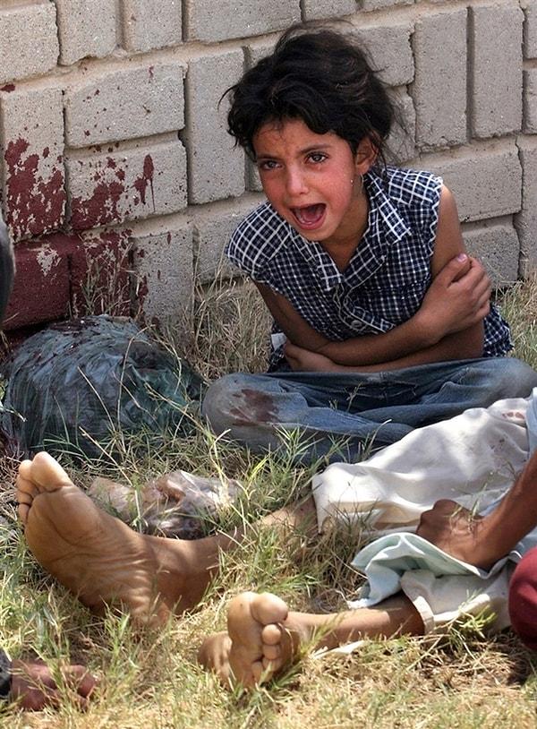 2. Bağdat'ta babasının öldürülüşüne tanık olan küçük kız.
