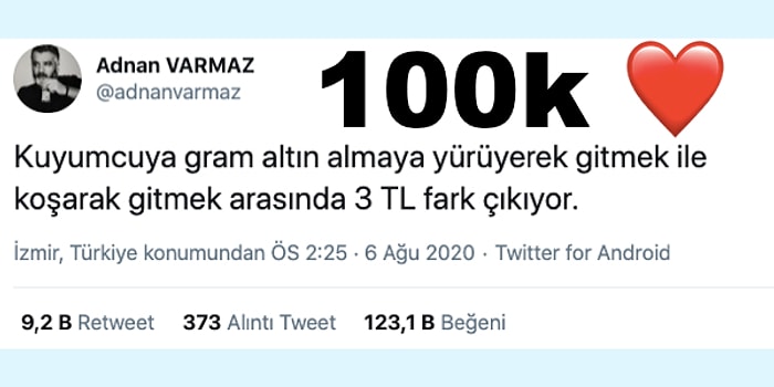 100 Bin Beğeniye Ulaşarak Etkileşim Rekorları Kıran Twitter'ın En Sağlam Tweetleri