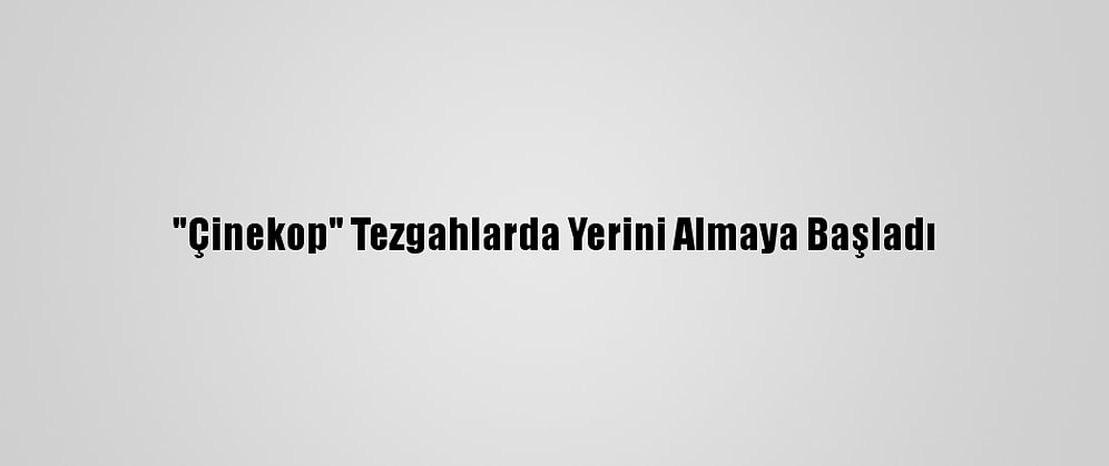 "Çinekop" Tezgahlarda Yerini Almaya Başladı