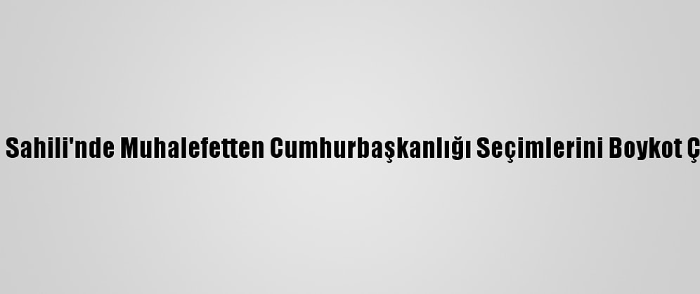 Fildişi Sahili'nde Muhalefetten Cumhurbaşkanlığı Seçimlerini Boykot Çağrısı