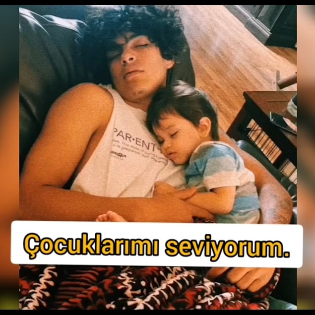 Çocuk doğduktan sonra okula dönüyor ama ikinci çocuk da olunca tam bir aile babası oluyor.