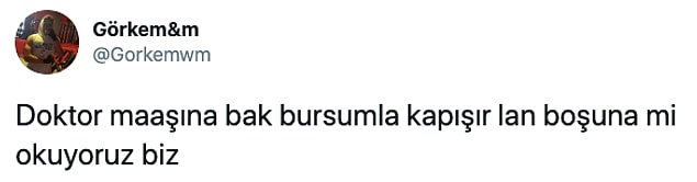 Geleceğin tıpçıları da endişeye kapıldı.