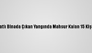 Kars'ta 4 Katlı Binada Çıkan Yangında Mahsur Kalan 15 Kişi Kurtarıldı