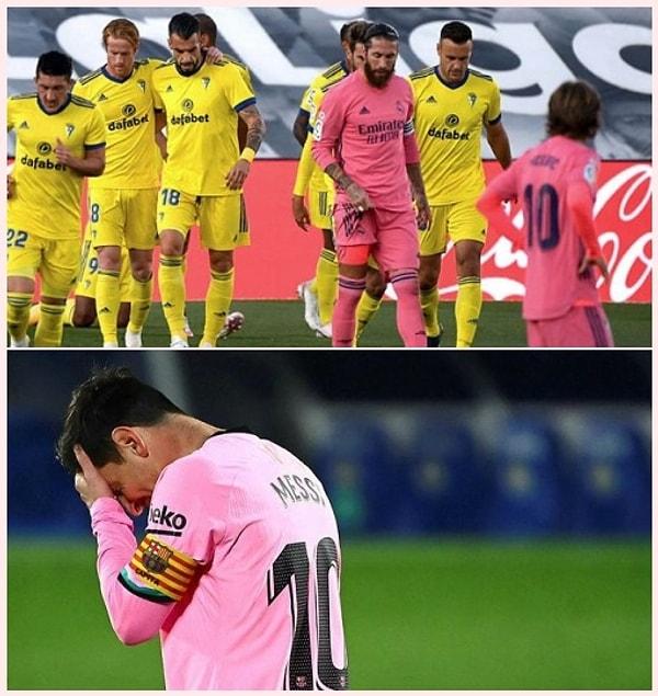 4. La Liga'da devlerin yüzü gülmedi.