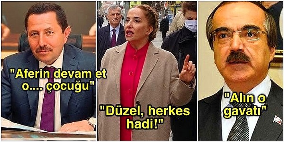 Söylemleri ve Haklarındaki İddialar Sebebiyle Tepki Bombardımanına Tutulmuş Valilerden Seçmeler
