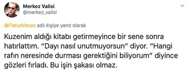 Tıpkı FlatusVoces gibi kitaplarına kavuşamayan takipçileri de yaşadıkları benzer tecrübeleri paylaştılar.👇
