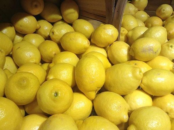 11. Limon restoranların mutfak kısımlarında bulunan en çok kir barındıran bir gıda ürünüdür.