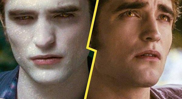 18. 'Alacakaranlık' serisinde Edward'ın güneş altındayken cildinin parladığını görüyoruz ancak son bölümde Bella ile güneş altında otururken Edward'ın cildi parlamıyor.