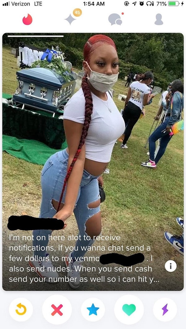 9. Не самый лучший выбор фотографии для Tinder