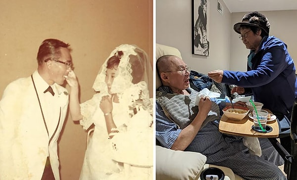 20. Моя мать и отец. Фотографии, сделанные с разницей в 51 год