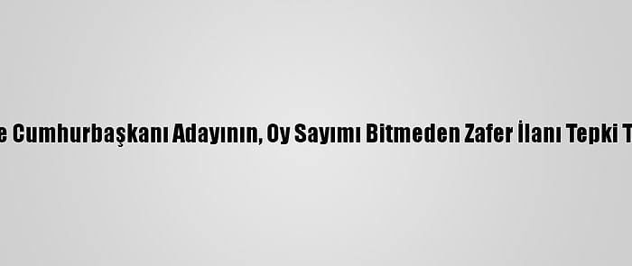 Gine'de Cumhurbaşkanı Adayının, Oy Sayımı Bitmeden Zafer İlanı Tepki Topladı