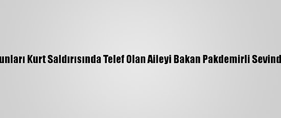 Koyunları Kurt Saldırısında Telef Olan Aileyi Bakan Pakdemirli Sevindirdi