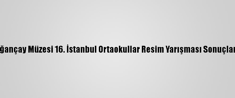 Doğançay Müzesi 16. İstanbul Ortaokullar Resim Yarışması Sonuçlandı