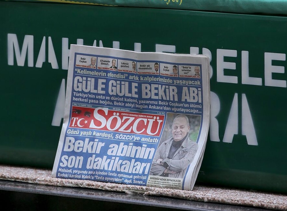 Gazeteci Bekir Coşkun Son Yolculuğuna Uğurlandı