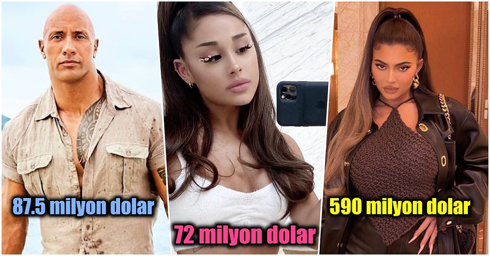 Biz Onları İzliyoruz Onlar Paralarının Artışını! 2020 Yılında En Çok Kazanan 21 Ünlüyü Açıklıyoruz