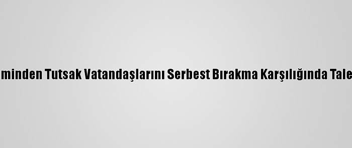 Esed Rejiminin ABD Yönetiminden Tutsak Vatandaşlarını Serbest Bırakma Karşılığında Taleplerde Bulunduğu İddiası