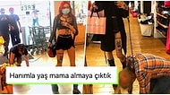 Boynuna Tasma Taktığı Adamla Market Market Gezen Sahibe Kadına Gelen Birbirinden Komik Yorumlar
