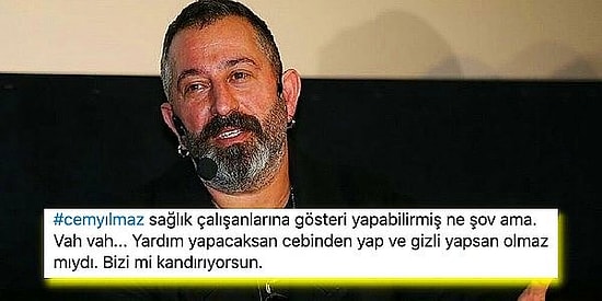 Sağlık Çalışanları İçin Ücretsiz Moral Gösterisi Yapabileceğini Söyleyen Cem Yılmaz, Gelen Akılalmaz Tepkilere İsyan Etti!