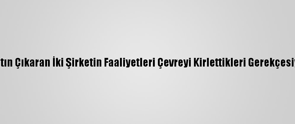 Mozambik'te Altın Çıkaran İki Şirketin Faaliyetleri Çevreyi Kirlettikleri Gerekçesiyle Durduruldu