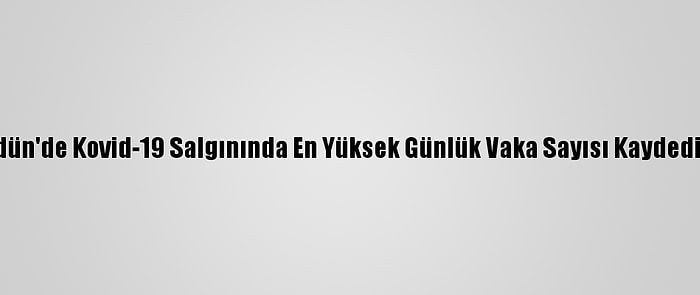 Ürdün'de Kovid-19 Salgınında En Yüksek Günlük Vaka Sayısı Kaydedildi