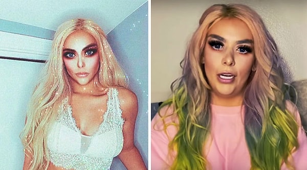 16. Слева фото с ее Instagram, а справа ее видео