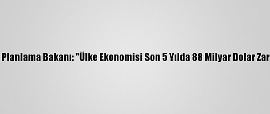 Yemen Planlama Bakanı: "Ülke Ekonomisi Son 5 Yılda 88 Milyar Dolar Zarar Etti"