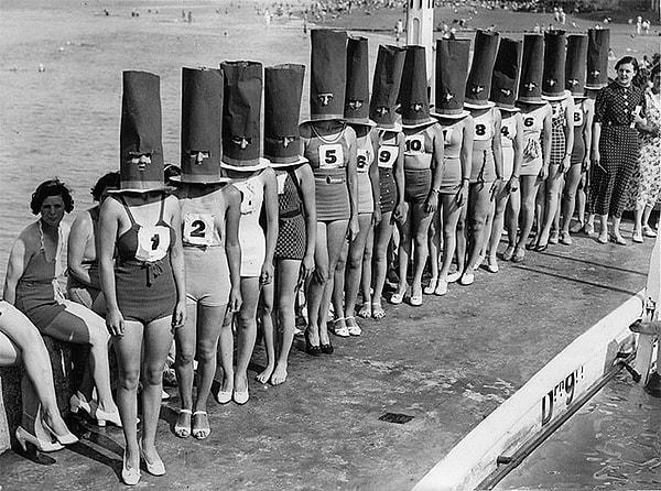 2. Yüzsüz güzellik yarışması. (1936)