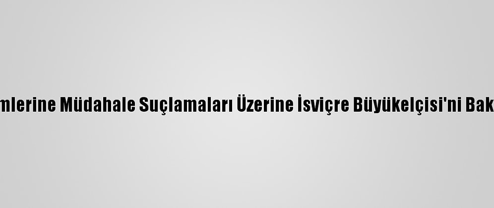 İran, ABD Seçimlerine Müdahale Suçlamaları Üzerine İsviçre Büyükelçisi'ni Bakanlığa Çağırdı