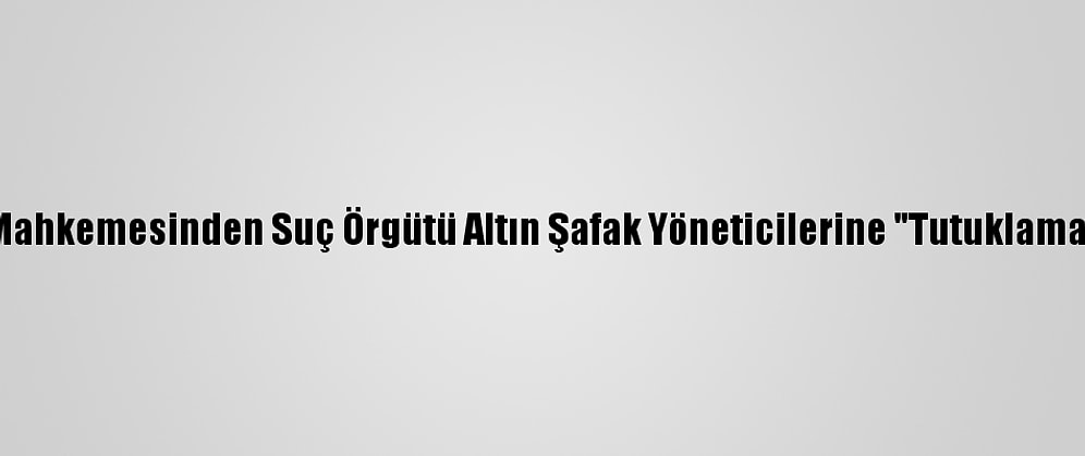 Yunan Mahkemesinden Suç Örgütü Altın Şafak Yöneticilerine "Tutuklama" Kararı