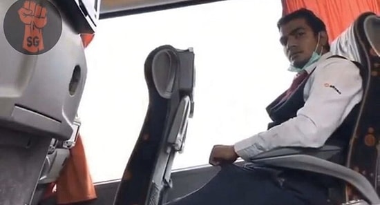 Otobüste Yolcuyu Taciz Eden Sapık Muavin Tutuklandı