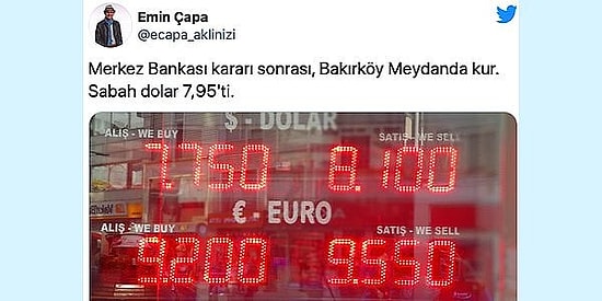 Faizleri Sabit Tutarak Türk Lirası'na Rekor Değer Kaybı Yaşatan Merkez Bankası Eleştirilerin Odağında
