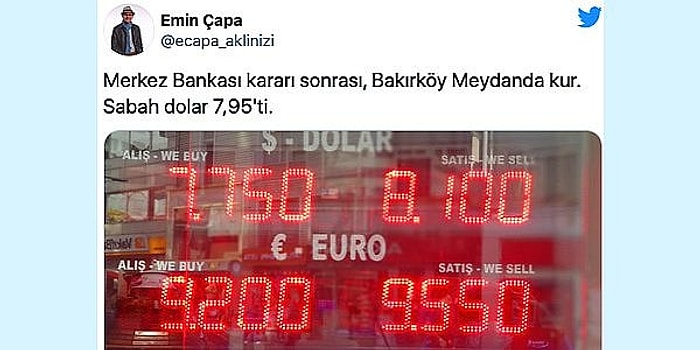 Faizleri Sabit Tutarak Türk Lirası'na Rekor Değer Kaybı Yaşatan Merkez Bankası Eleştirilerin Odağında