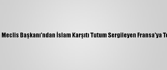 İran Meclis Başkanı'ndan İslam Karşıtı Tutum Sergileyen Fransa'ya Tepki