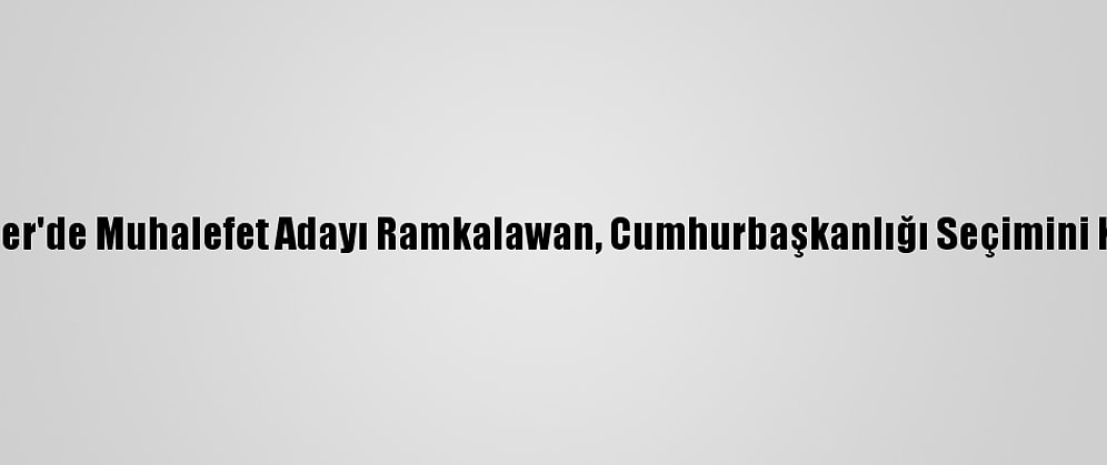 Seyşeller'de Muhalefet Adayı Ramkalawan, Cumhurbaşkanlığı Seçimini Kazandı