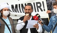 Cübbeli Ahmet Hoca'nın 'Büyük Provokatör' Dediği Şahıs Beyazıt'ta Ortaya Çıktı: 'İstikbal İslam'ındır'