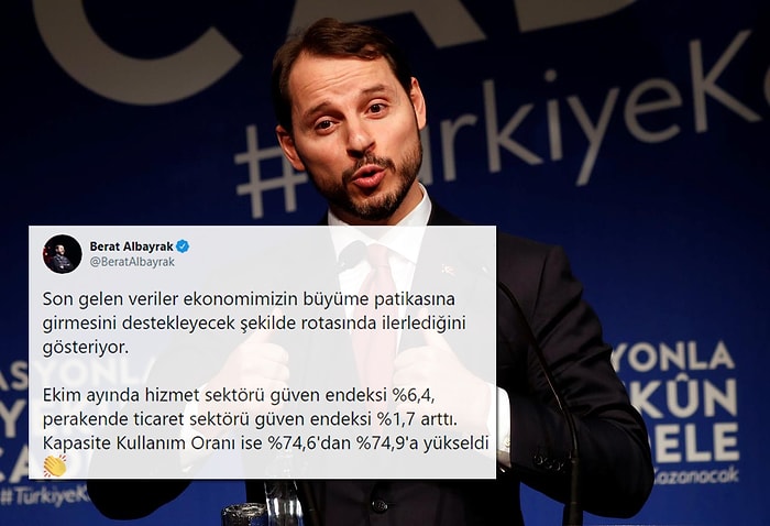 Doların 8 TL'yi Geçtiği Anlarda Berat Albayrak: 'Ekonomideki Büyüme Rotasında İlerliyor'