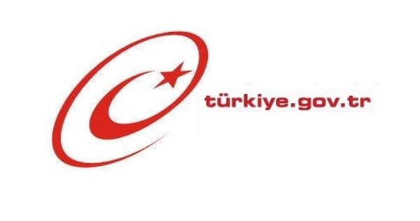 'www.turkiye.gov.tr'  adresine girerek,