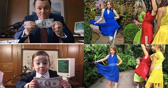 Oscar Adayı Filmlerin Ünlü Sahnelerini Tekrar Yaratarak Gözlerimizden Kalpler Çıkartan Anne ve Sevimli Çocukları