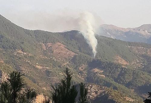 Mersin'de Orman Yangını: 50 Ev Tedbir Amacıyla Boşaltıldı, Antalya-Mersin Yolu Kapatıldı
