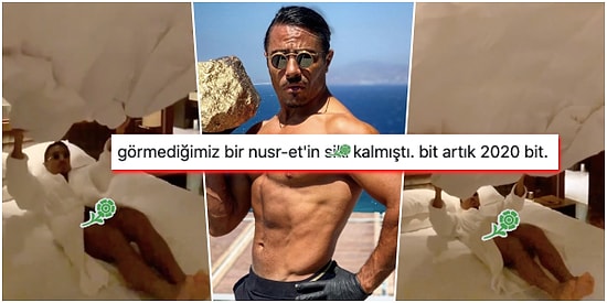 Dalga Dalga Dalgalandı! İç Çamaşırsız Yatağa Atlayan Nusret'in Cinsel Organı Gündeme Bomba Gibi Düştü 🍆