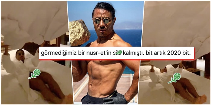 Dalga Dalga Dalgalandı! İç Çamaşırsız Yatağa Atlayan Nusret'in Cinsel Organı Gündeme Bomba Gibi Düştü 🍆