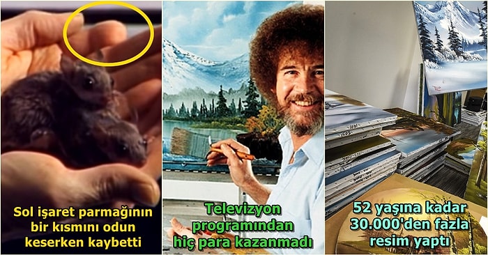 Şuraya da Küçük Mutlu Bir Ağaç Çizelim: İçimizden Biri Gibi Sıcacık Hissettiren Bob Ross Hakkında Pek Bilinmeyen Gerçekler