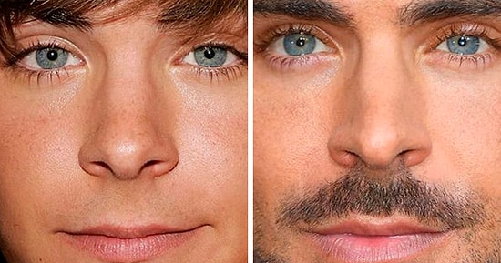 30 фото лиц знаменитостей, которые показывают, на сколько они изменились за эти годы